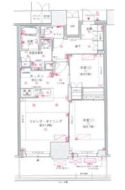 ジオタワー大阪十三の間取り画像