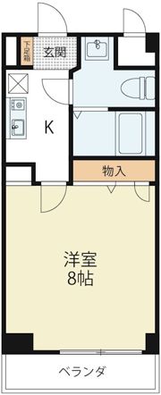 レイクパレスゼゼの間取り画像