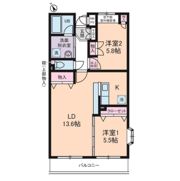 ロイヤルヒルズ中浦和の間取り画像