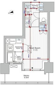 パークアクシス市川の間取り画像