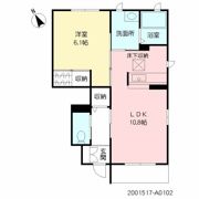 カームネス Aの間取り画像
