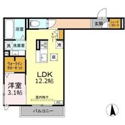 (仮称)D-ROOM中島の間取り画像