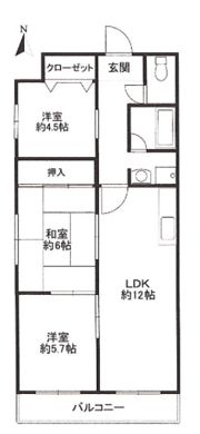 マーブルハイツ東和の間取り画像