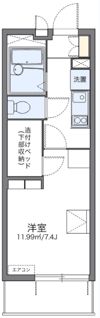 レオパレスLeafの間取り画像