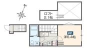 MELDIA矢川Ⅱの間取り画像
