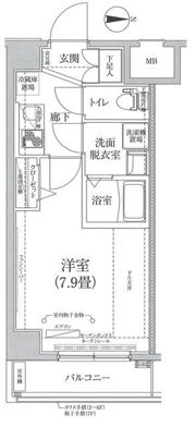 ティモーネ深川リーヴァの間取り画像