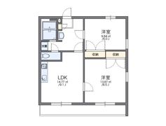 レオパレスGREEN・VIEWの間取り画像