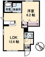 ラ パルテール旭川 参番館の間取り画像