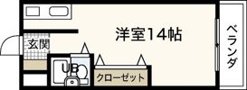 中西ビルの間取り画像