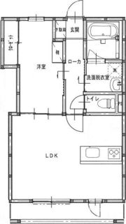 イデアーレ中庄Aの間取り画像