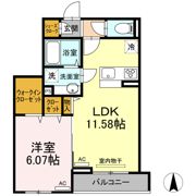 セジュール東尾久の間取り画像