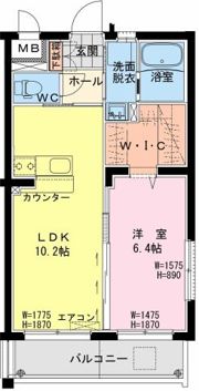 ALBA 船頭町の間取り画像