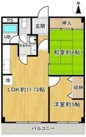 サンワロイヤルマンション2号館の間取り画像