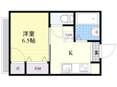 サンライズ六坊2の間取り画像