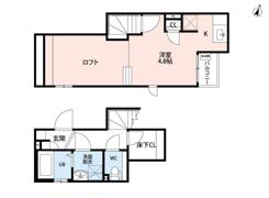 CBふじみ野レーヴの間取り画像