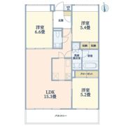 ウェルスクエア碑文谷の間取り画像