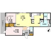 D-residence大島町の間取り画像