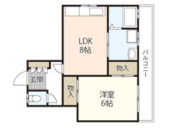 境田アパートの間取り画像