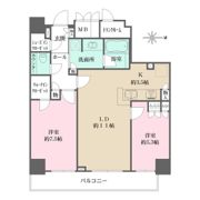 品川タワーフェイスの間取り画像