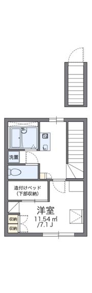 レオパレス松島の間取り画像