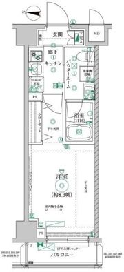 レアライズ清澄白河の間取り画像