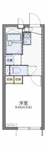 レオパレスノンノンの間取り画像