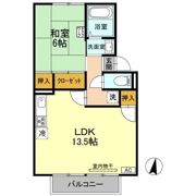 サンシャイン中村 Aの間取り画像