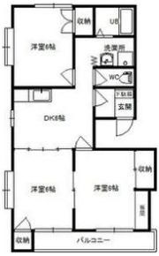 リナハイツの間取り画像