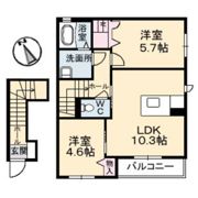 ル・シエル東川原 B棟の間取り画像