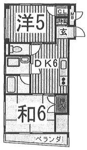 キャピタルコート石川町の間取り画像