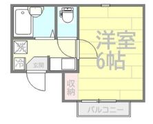 マーレ横浜境之谷の間取り画像