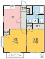エクセレントハイツの間取り画像