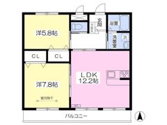 ラ バーゼの間取り画像