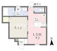 ヴィラ・アンソレイエ見奈良の間取り画像