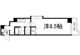 ヴィヴァーチェ智恵光院の間取り画像