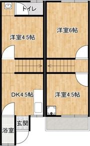 門真市岸和田テラス①の間取り画像