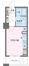 ドゥーエ横浜駅前の間取り画像