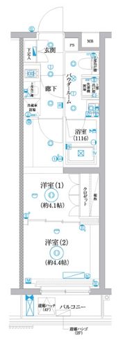 セジョリ鷺ノ宮Ⅱの間取り画像