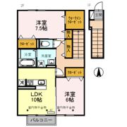 ボナールみなみの間取り画像