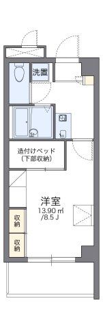 レオパレスMIYASHIROの間取り画像