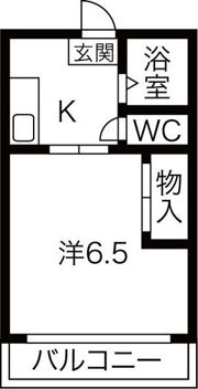 コーポ井村 A棟の間取り画像