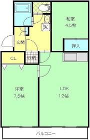 コーポラス葵の間取り画像