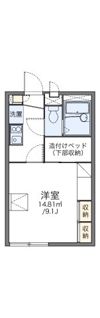 レオパレスグランドカメリアの間取り画像