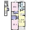 Vent・Vert Ⅳの間取り画像