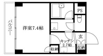 ヴィラ・アンソレイエ南江戸の間取り画像