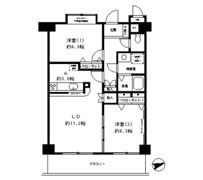オークヒルズ弐番館の間取り画像