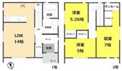 春江町江留中貸家 C棟の間取り画像