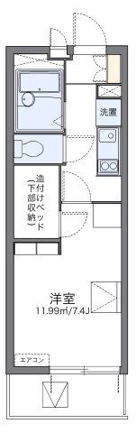 レオパレスシエルの間取り画像