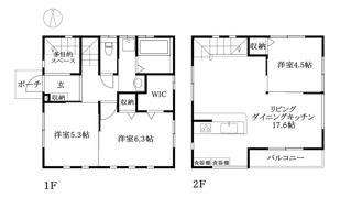 フェリシエ道後の間取り画像