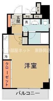 常磐町アイワビルコア・シティの間取り画像
